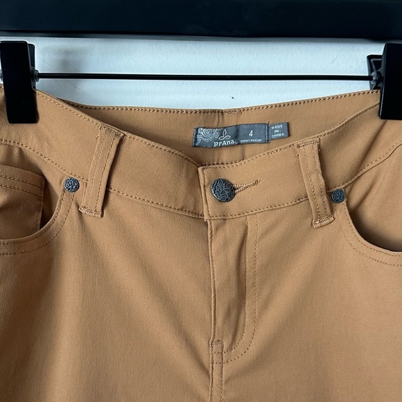 Prana Womens Briann Quick Dry Pants in Rust Size 4 (petit/short inseam) - Picture 4 of 4